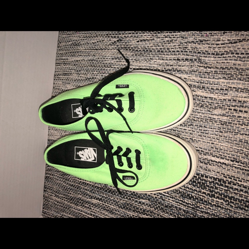 Lime green vans